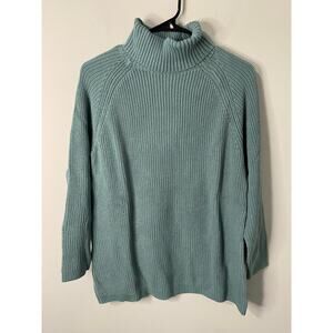New Coldwater Creek Shaker Turtleneck Tunic Size Petite Large